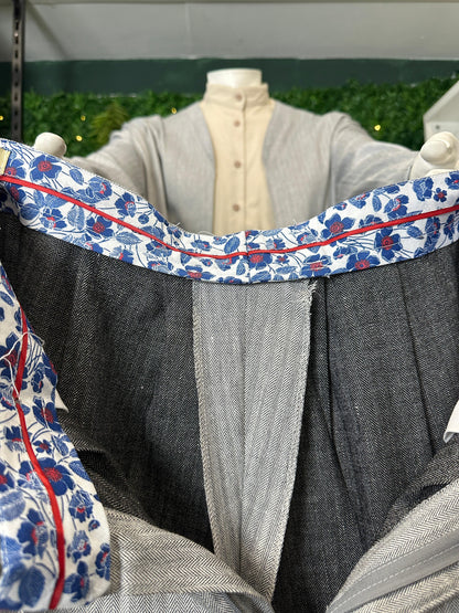 Shalvar, weiß/struktur